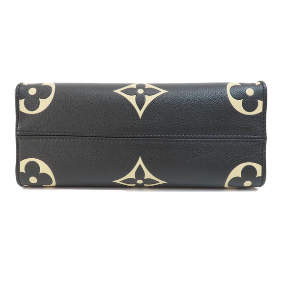 Louis Vuitton Onthego PM Black Beige Handbag Amplant Monogram - Picture 4 of 10